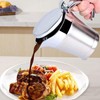 Stainless Steel Sauce Jug, Gravy Boat Sauce Jug with Hinged