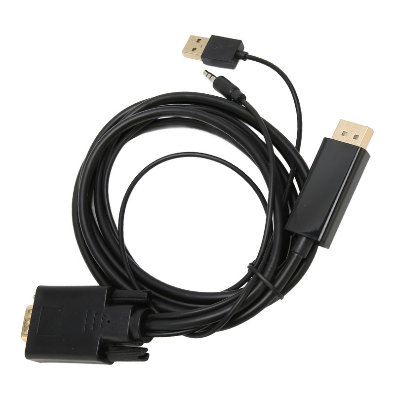 VGA to DP Connector Cable HD Video Converter Cable with