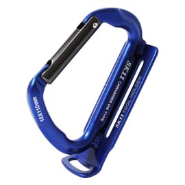 SK11 SAC-TFA Aluminum Tool Hook HG Thick Aluminum Forged Carabiner Blue 0.4 x 4.3 inches (10 x 110 mm)