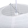 White Round Paper Lantern Light Decorative Soft Light Easy to