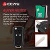 cciyu Remote Key Fob 2010 Fit for Buick Allure 2.4L