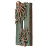 Top Brass Large Octopus/Kraken Electrical Cover Wall Plate Bronze/Verdigris Finish