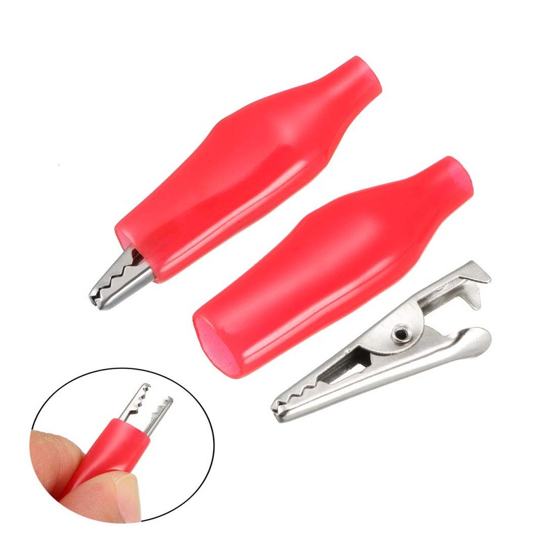 sourcing map Alligator Clips Clamps, Crocodile Alligator Jumper Electric Test