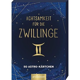 Achtsamkeit für die Zwillinge: 50 Astro-Kärtchen | Astrologie im Spielkartenformat für die Handtasche
