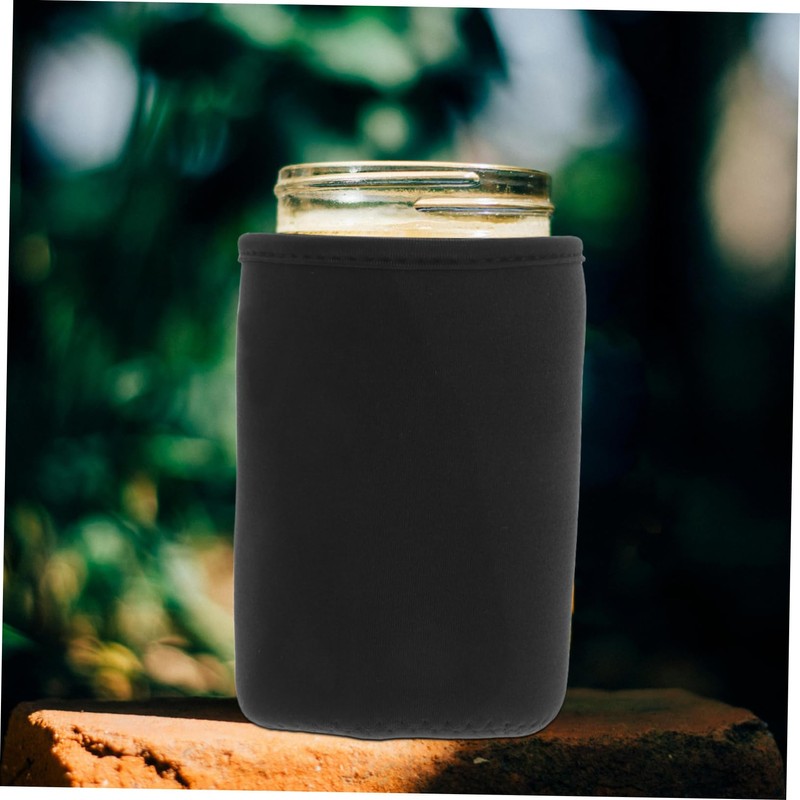 Abaodam 6Pcs Mason Jar Sleeves for Sprouting Durable Blackout Covers