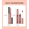 6 Pcs Velvety Matte Lip Gloss + lip Liner Set