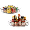 MiraFure 2 Pack Lazy Susan 10 inch Turntable for Spice