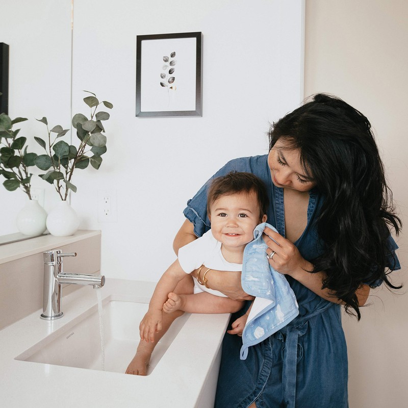 aden + anais essentials Washcloth Set, Super Soft 100% Cotton