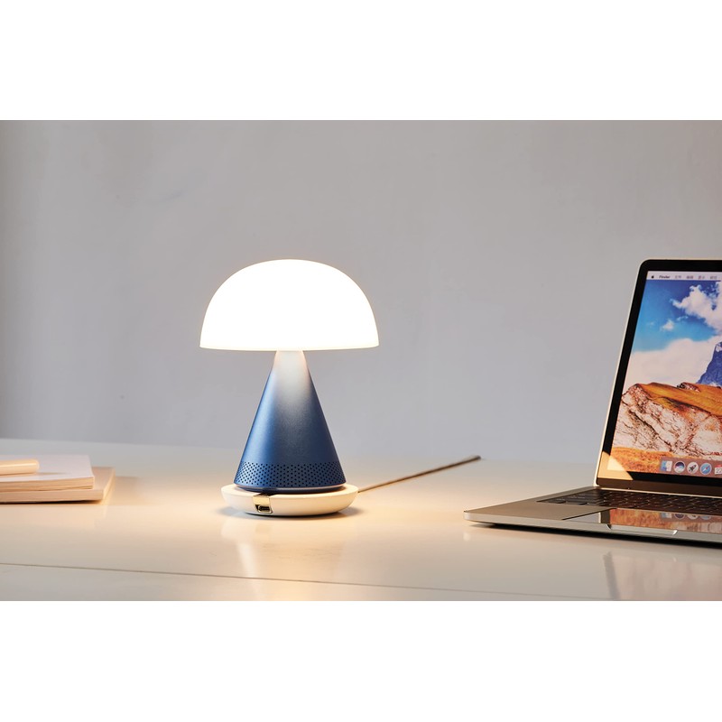 Lexon Mina L Audio 2 in 1 Mushroom Table Lamp