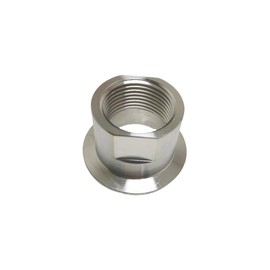 EASTVAC Adapter KF-40 to 1 Inch PT-FeMale, ISO-KF Flange Size NW-40, Stainless Steel Threaded PT FeMale Threaded Pipe Fitting to Clamp Adapter