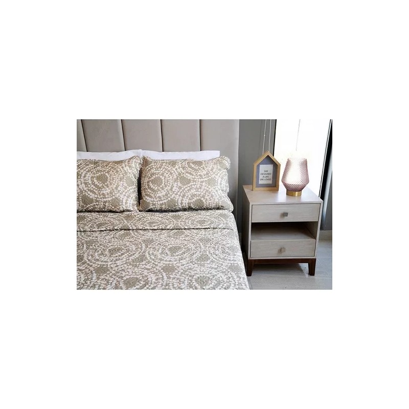 Tesso Set De Edredón Matrimonial Reversible Pinsonic Ligero Suave Sfera