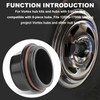 Hub Dust Cap 81143 Fits for Dexter Vortex Caps Replacement/Boat