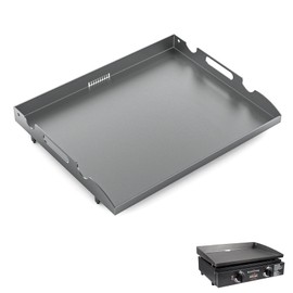 MOASKER New Upgrade 22 inch Griddle Replacement Top for Most Blackstone 22 inch Tabletop Grill with Rear Grease System, Blackstone 2 Burner Flat Top Gas Griddle Grill Replacement Parts