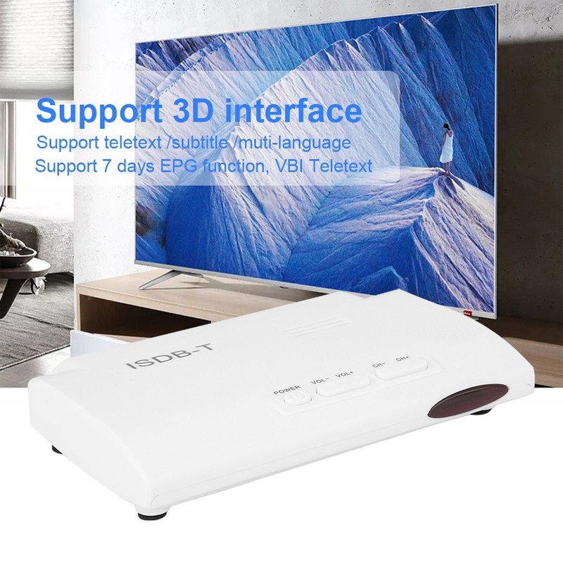 ISDB-T Digital Terrestrial Converter TV BOX Receiver Video Receiver 1080P