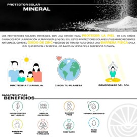 Protector Solar Facial Mineral Ulmar FPS50 Piel Sensible  Mineral Sunscreen SPF50 Sensitive Skin 50ml                                                 