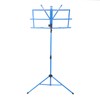 Small Music Stand Metal Portable Shelf Easy Assemble Lift Fold