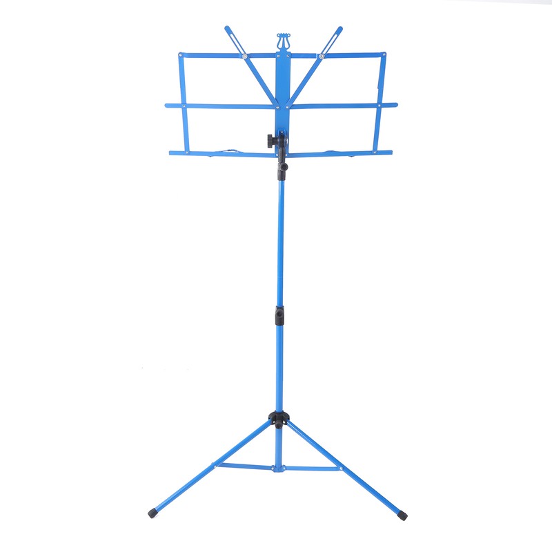 Small Music Stand Metal Portable Shelf Easy Assemble Lift Fold