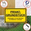 STROBO Privatgrundstück Sign, 30 x 20 cm, 3 mm Aluminium