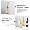 MAGICLULU Stainless Powder Stirrer Espresso Distribution Tool for Even Mixing