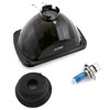 Octane Lighting 7X6 Crystal Clear Glass Lens Metal Headlight H4