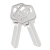 KW1 Blank Key Blanks, Pack of 100 Uncut Blank Keys