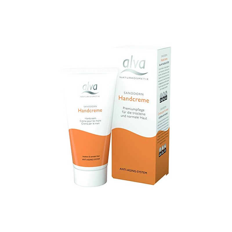 alva naturkosmetik Sea Buckthorn Hand Cream Pack of 2 x