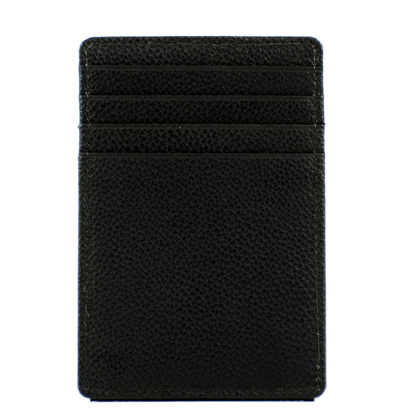 OVERDOSE Slim Fine PDM Leather Credit Card Business Card Holder