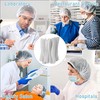 Disposable Hair Net, Elastic Non-Woven Disposable Bouffant Caps Head Cover