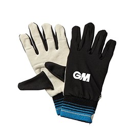 Gunn & Moore GM Boy Inner Gloves - Chamois Palm Inner Gloves - Black, Youths