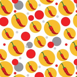 GRAPHICS & MORE Premium Gift Wrap Wrapping Paper Roll Pattern - Southwestern Mexican Chili Pepper - Chili Pepper Fiesta