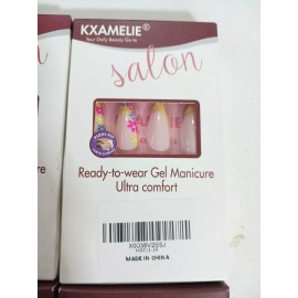 Kxamelie salon Ready to wear gel manicure ultra comfort press on nails. Kxamelie Salon. 6 sets
