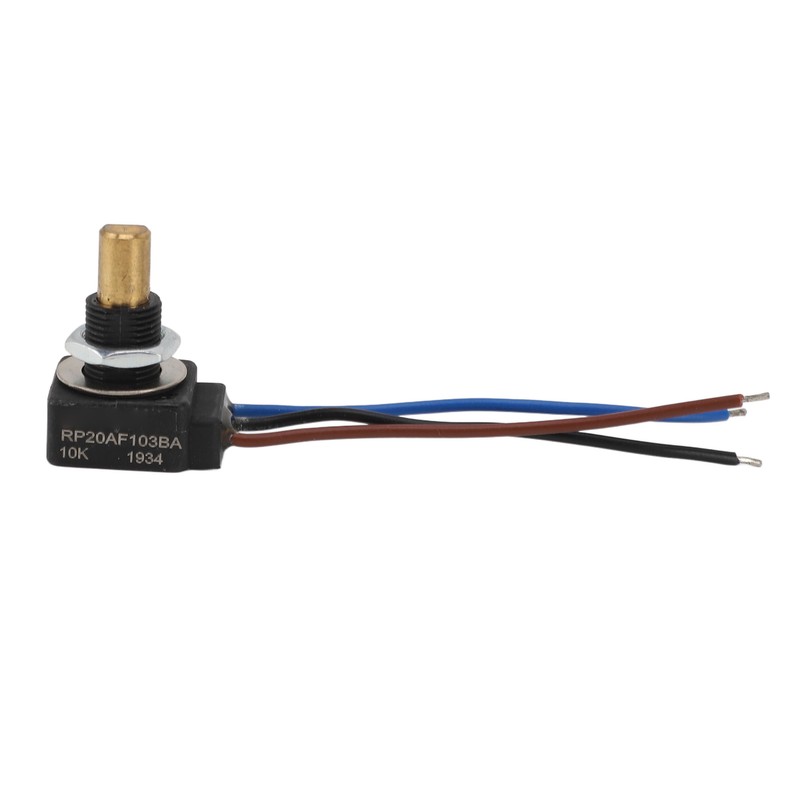 Rotary Potentiometer with Connector Wire 10K Ohm Linear Taper Adjustable