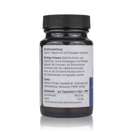 Curcumin + Piperin (60 St.) - Vegan