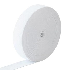 Tovyzalg Elastic Band for Sewing, White Width Flat Elastic Cord, Knit Bands for Sewing Waistband and Pants Waist, Elastic Bands Spool for Pants Elastic Waistband Sewing, Wide 0.59 Inch 13 Yard
