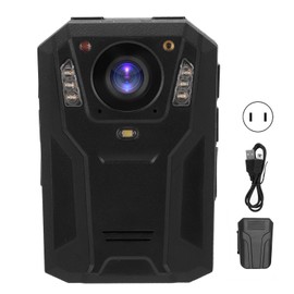 2in Pocket Body Camera 1296P TFT Night Vision IP67 with LED Flashlight for OnSite Law Enforcement (32G )