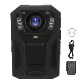 2in Pocket Body Camera 1296P TFT Night Vision IP67 with LED Flashlight for OnSite Law Enforcement (32G )