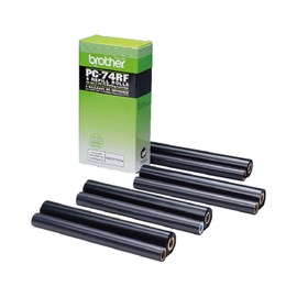 Brother PC-74RF Printing Cartridge Refill Roll, 4 Rolls Pack, Brother Genuine Supplies,Black