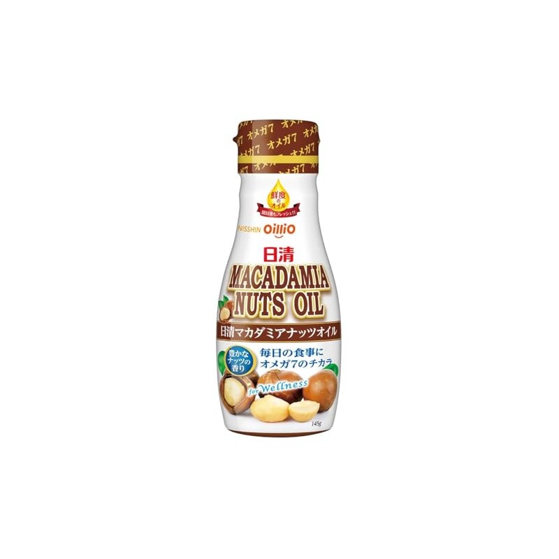Nissin Olio Nissin Macadamia Nut Oil, 5.1 oz (145 g)