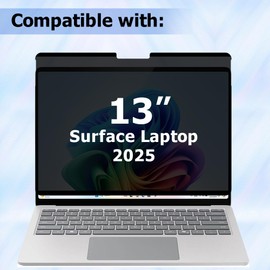 Adeway Magnetic Privacy Screen for Surface Pro 12 inch (2025), Anti-Glare, 30° Side View Protection, Washable & Reusable Filter, Bubble-Free Installation