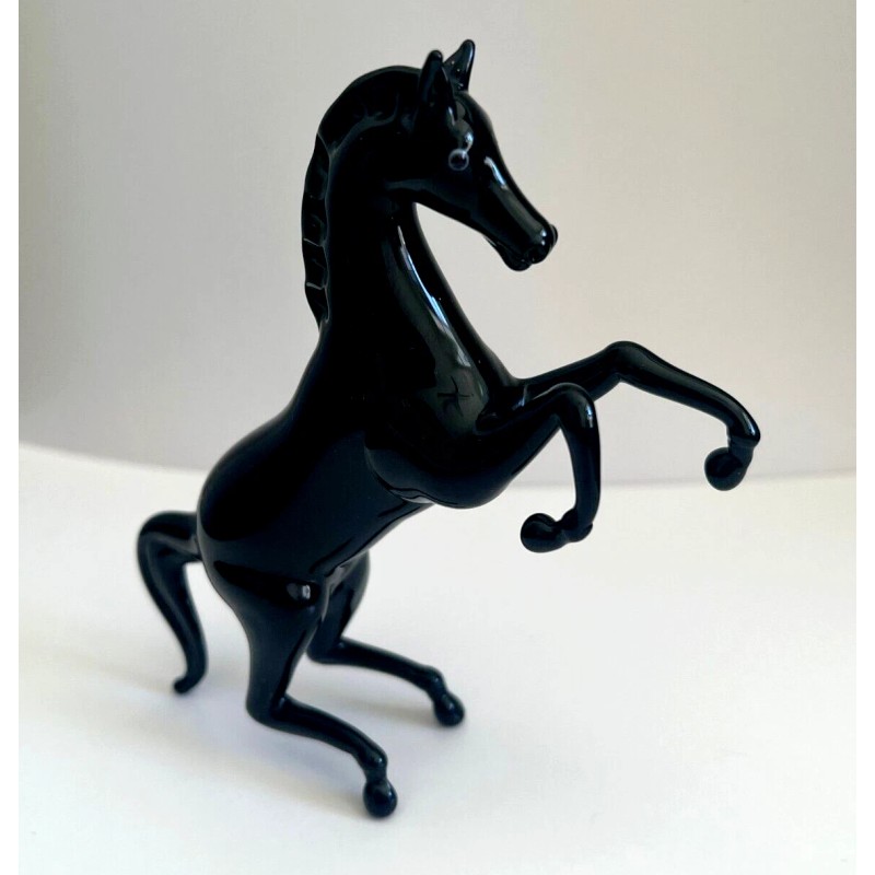 Murano Glass, 4 1/2 inches, Handcrafted Unique Standing Arabian Horse