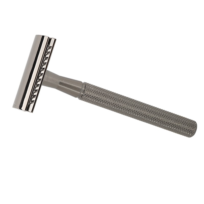 Manual Pocket Beard Trimmer Metal Vintage Double Sided Manual Facial
