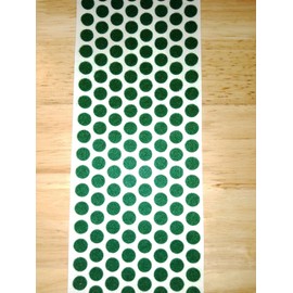 1000 3/8" Green Felt Dots Surface Protector Pad Trophy Cabinet Furniture Crafts