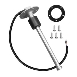 HZSIFU Fuel Level Sending Unit 0-90 ohms 6""(150mm) for Marine Boat Truck Car, Fuel Water Level Gauge Sensor Stainless Steel Fuel Gas Sender