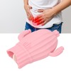 Hot Water Bottle Silicone Hot Cold Compress Pain Reduce Explosion