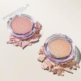 BOM COSMETICS Mood Flex Powder Blush 02 Beige Rose 0.15 oz A Natural Makeup Essential, Perfect Blush for Cheeks, Provides a Pore Filling Effect, Coating Powder for Long Lasting Wear, Korean Makeup