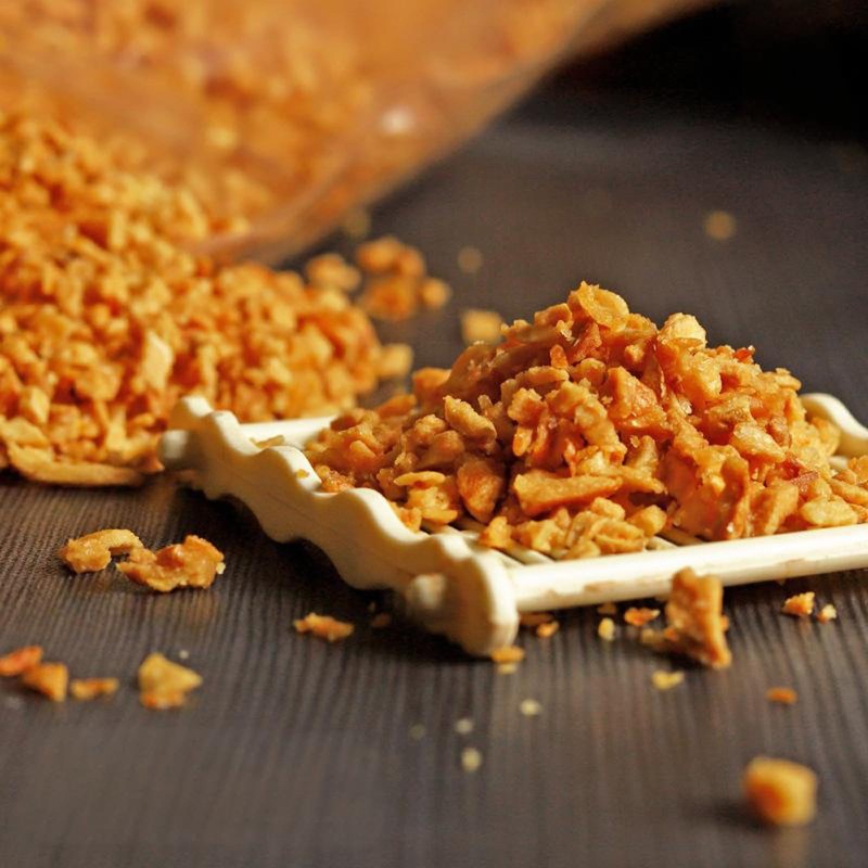 XCVFDVOR Crispy Fried Garlic 5.6oz*1 pack & Onion Crunch 5.6oz*1