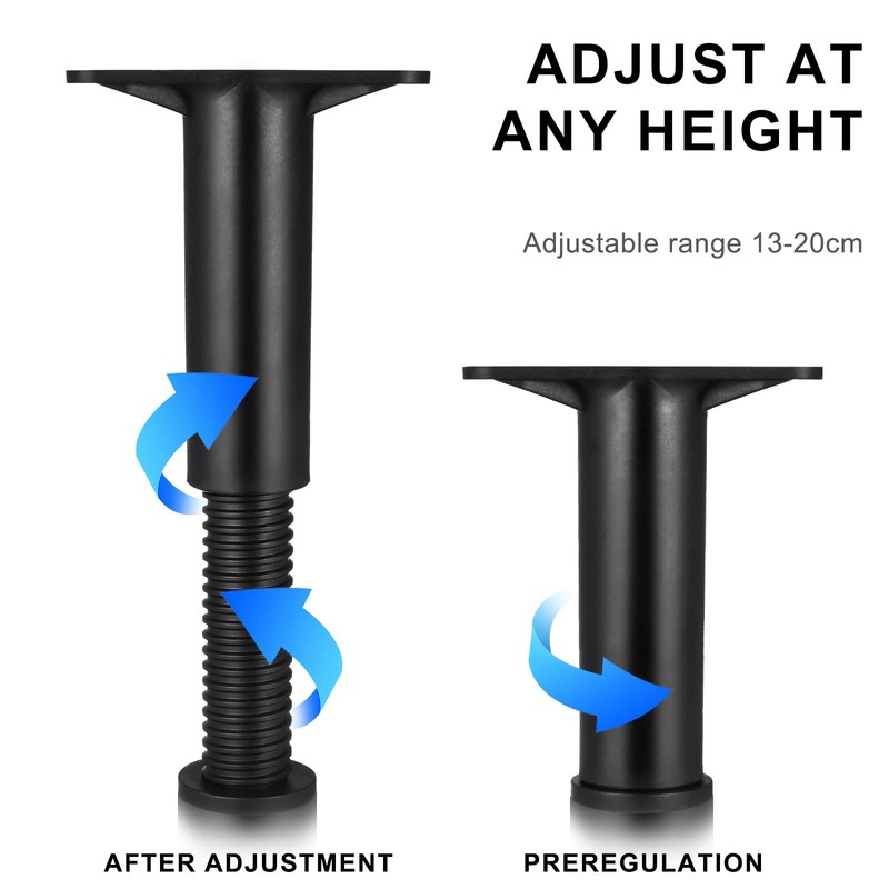 Veemoon Pack of 2 Bed Support Frames, Adjustable Bed Frame,