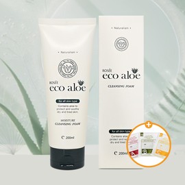 rosé Eco Aloe Moisture Cleansing Foam 200ml Mild cleansing power and moisturizing effect / 에코 알로에 모이스춰 클렌징 폼 200ml 순한 세정력 보습효과