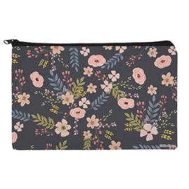 Tilda Floral Pattern Makeup Cosmetic Bag Organizer Pouch