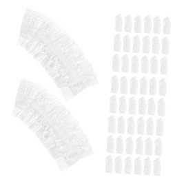 OATIPHO 100pcs Disposable Clear Ear Covers Ear Caps for Hair Dye Shower Spa and Salon Use Lightweight and Comfortable for Home Hotel Travel Needs